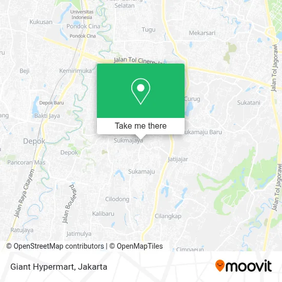 Giant Hypermart map