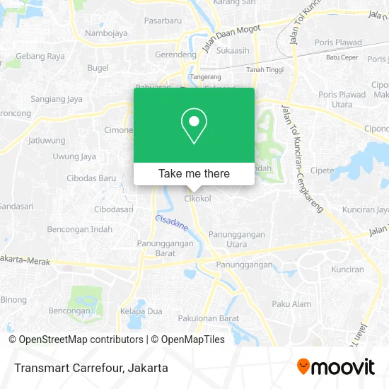 Transmart Carrefour map
