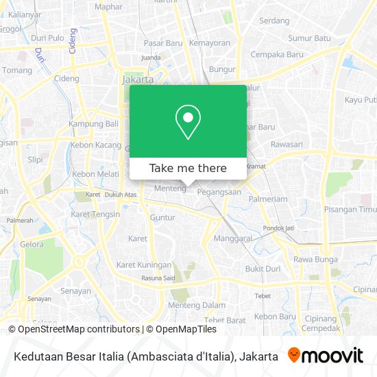 Kedutaan Besar Italia (Ambasciata d'Italia) map