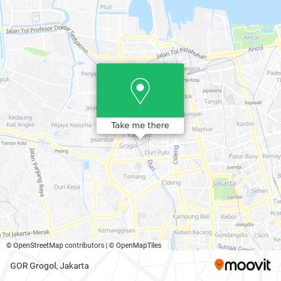 GOR Grogol map