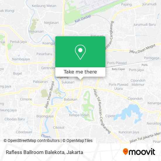 Rafless Ballroom Balekota map