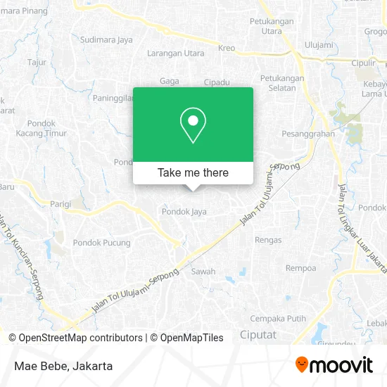 Mae Bebe map