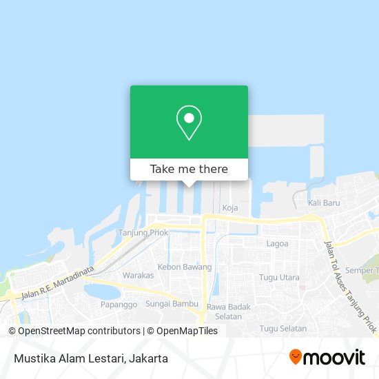 Mustika Alam Lestari map