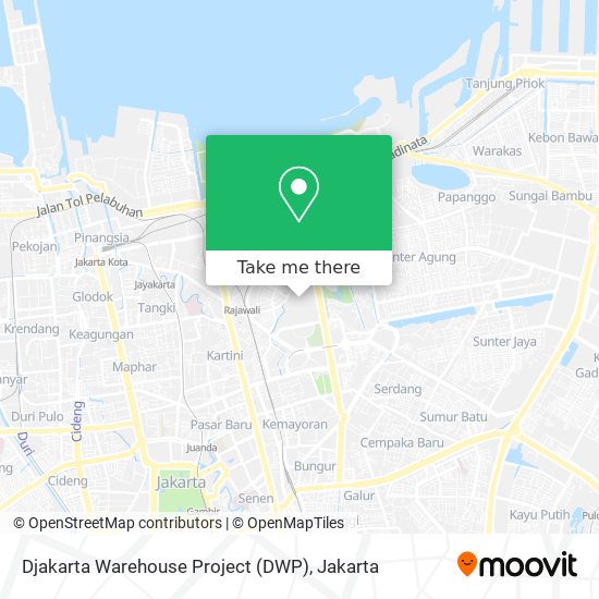 Djakarta Warehouse Project (DWP) map