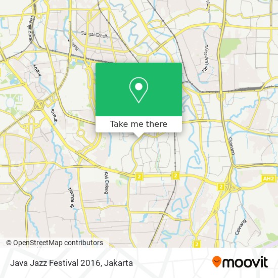 Java Jazz Festival 2016 map