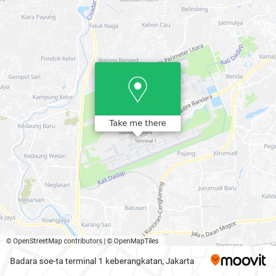 Badara soe-ta terminal 1 keberangkatan map