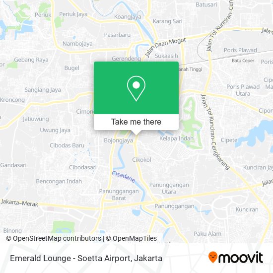 Emerald Lounge - Soetta Airport map