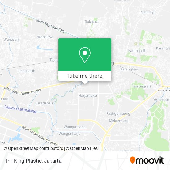PT King Plastic map