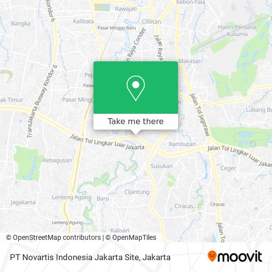 PT Novartis Indonesia Jakarta Site map