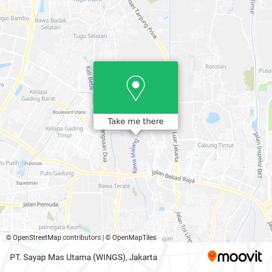PT. Sayap Mas Utama (WINGS) map