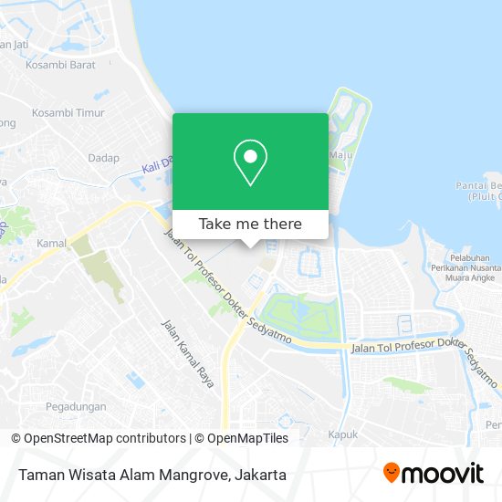 Taman Wisata Alam  Mangrove map