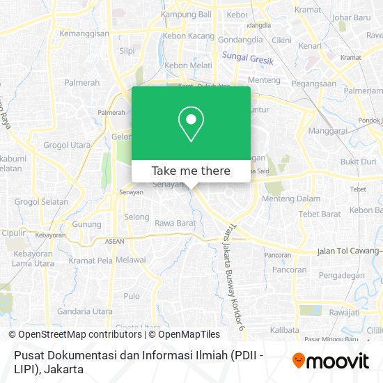 Pusat Dokumentasi dan Informasi Ilmiah (PDII - LIPI) map