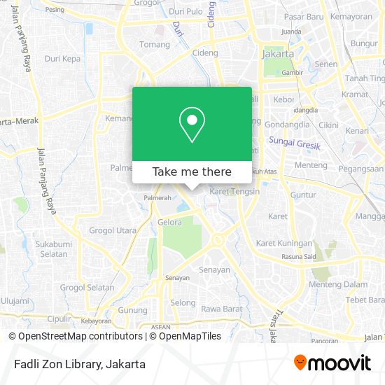 Fadli Zon Library map