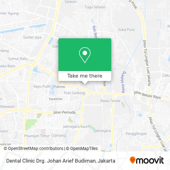 Dental Clinic Drg. Johan Arief Budiman map