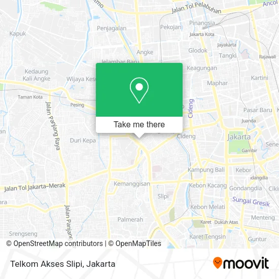 Telkom Akses Slipi map