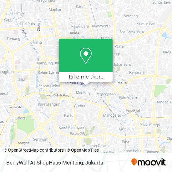 BerryWell At ShopHaus Menteng map