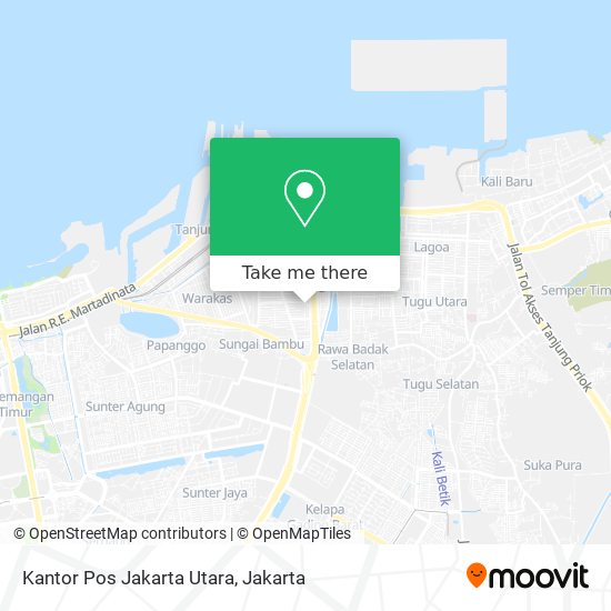 Kantor Pos Jakarta Utara map