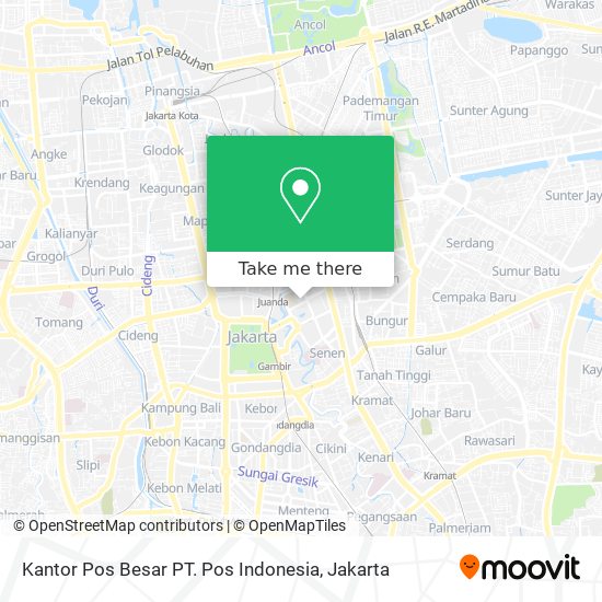 Kantor Pos Besar PT. Pos Indonesia map