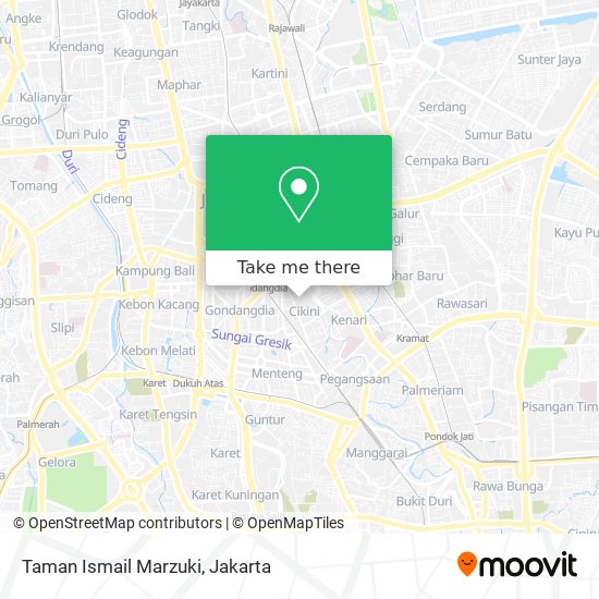 Taman Ismail Marzuki map