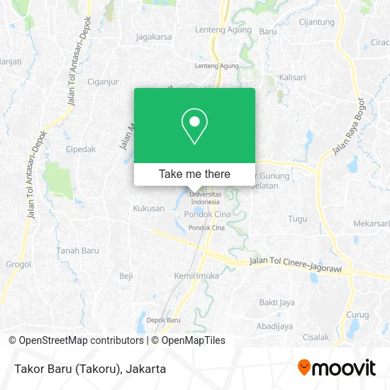 Takor Baru (Takoru) map