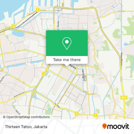 Thirteen Tatoo map