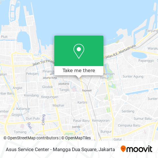 Asus Service Center - Mangga Dua Square map