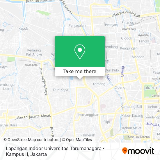 Lapangan Indoor Universitas Tarumanagara - Kampus II map