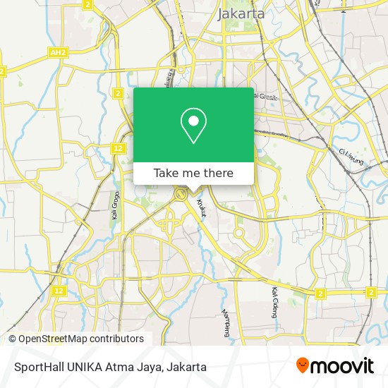 SportHall UNIKA  Atma Jaya map