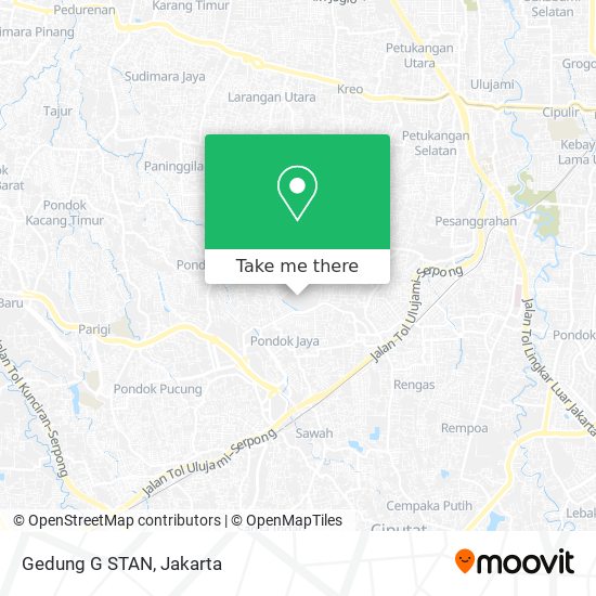 Gedung G STAN map