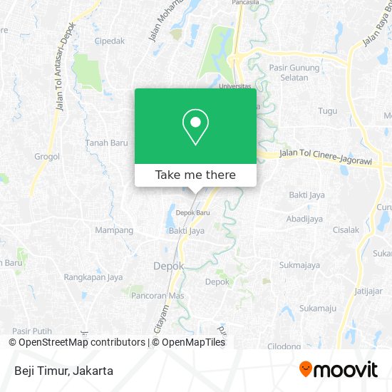 Beji Timur map