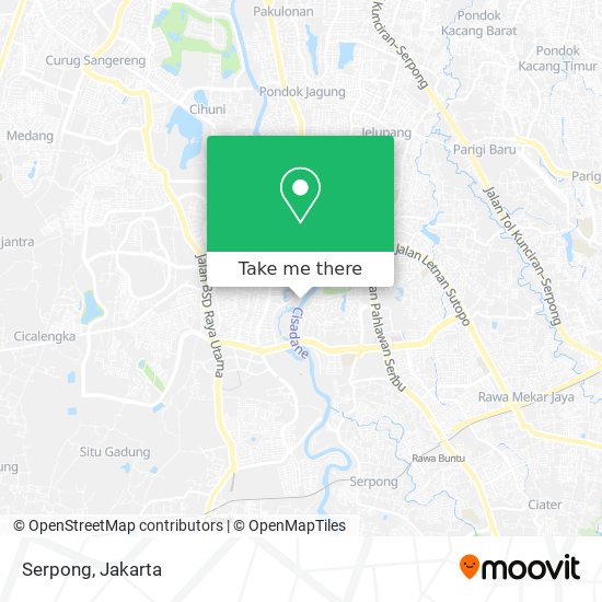 Serpong map