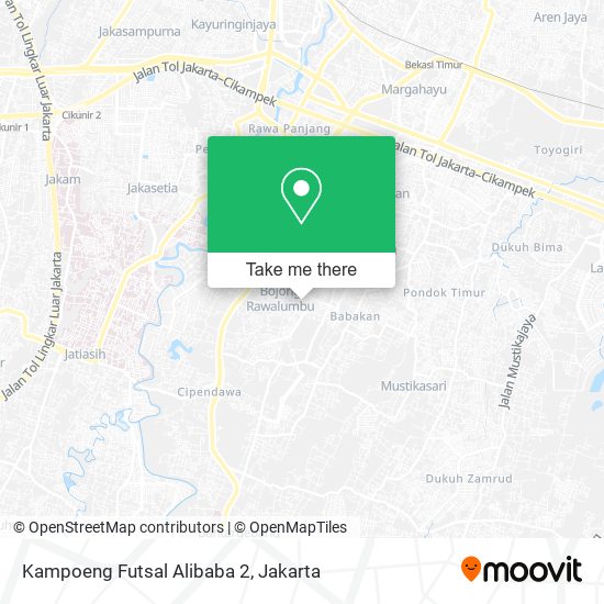 Kampoeng Futsal Alibaba 2 map