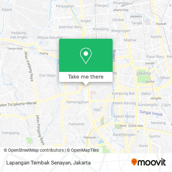 Lapangan Tembak Senayan map