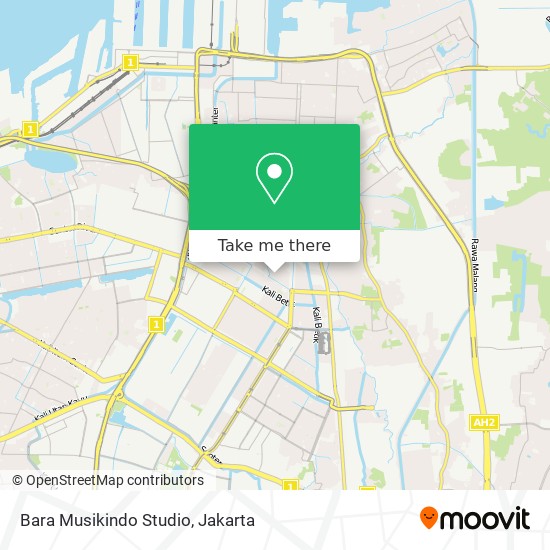 Bara Musikindo Studio map