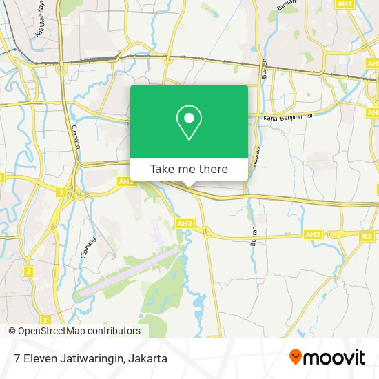 7 Eleven Jatiwaringin map