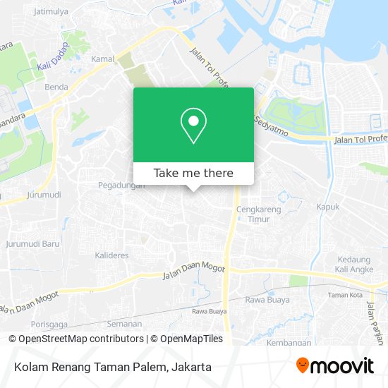 Kolam Renang Taman Palem map