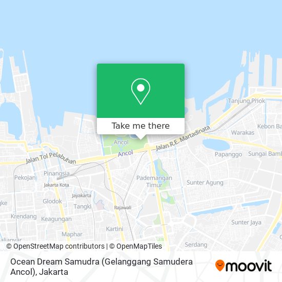 Ocean Dream Samudra (Gelanggang Samudera Ancol) map