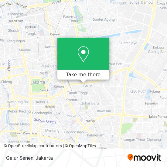 Galur Senen map