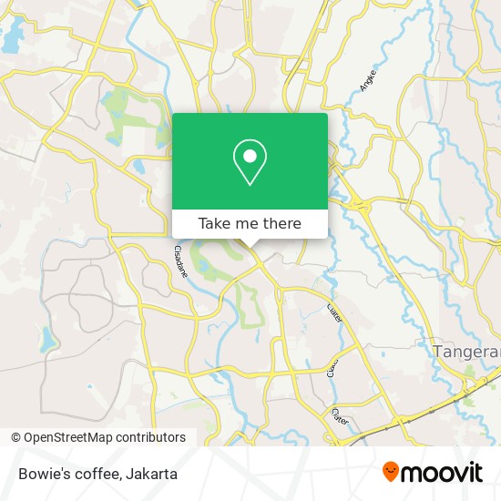 Bowie's coffee map