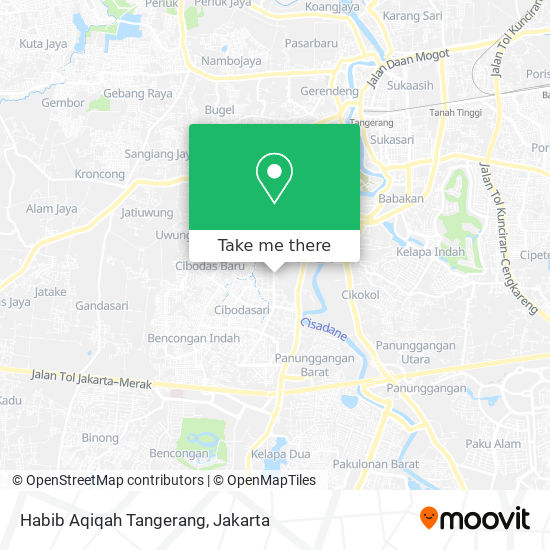 Habib Aqiqah Tangerang map
