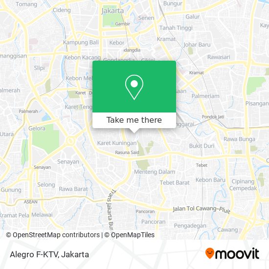 Alegro F-KTV map