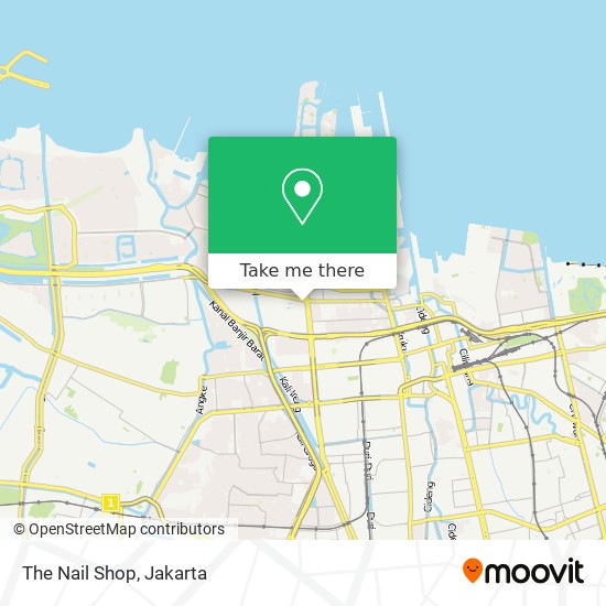 The Nail Shop map