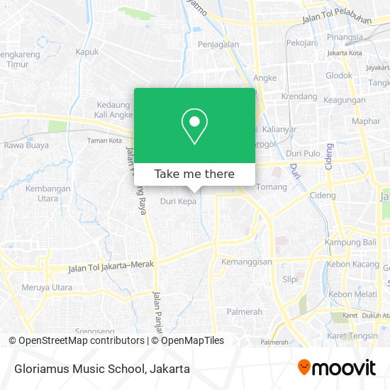 Gloriamus Music School map