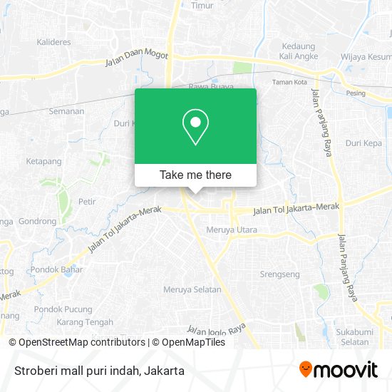 Stroberi mall puri indah map