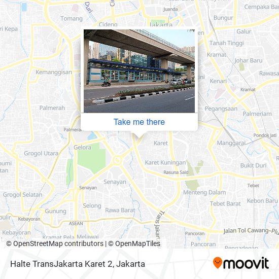 Halte TransJakarta Karet 2 map