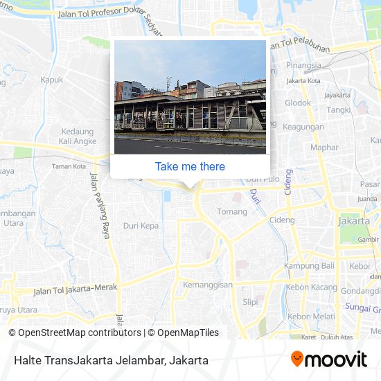 Halte TransJakarta Jelambar map