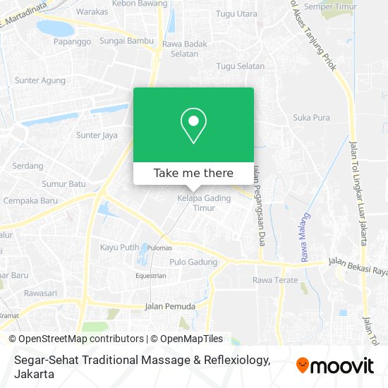 Segar-Sehat Traditional Massage & Reflexiology map