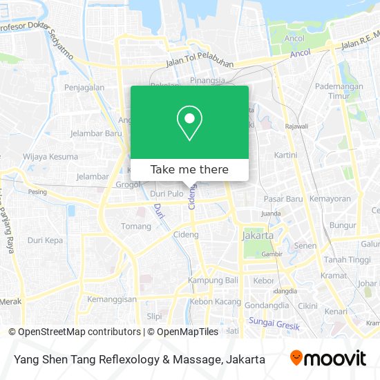 Yang Shen Tang Reflexology & Massage map