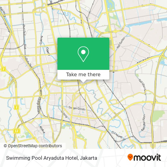 Swimming Pool Aryaduta Hotel map