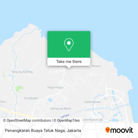 Penangkaran Buaya Teluk Naga map